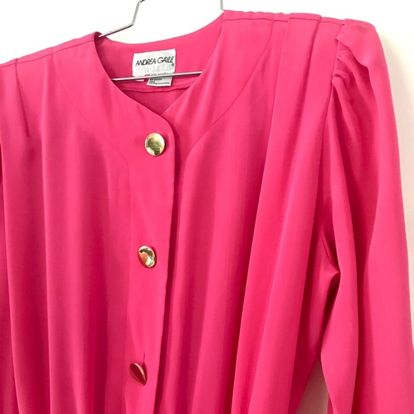 Vintage 1980’s hot pink secretary dress - Picture 8 of 13